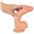 realistixxx - przyssawkowy realistyczny dildo (22cm) - naturalny