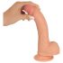 realistixxx - przyssawkowy realistyczny dildo (22cm) - naturalny