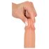 realistixxx - przyssawkowy realistyczny dildo (22cm) - naturalny