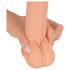 realistixxx - przyssawkowy realistyczny dildo (22cm) - naturalny