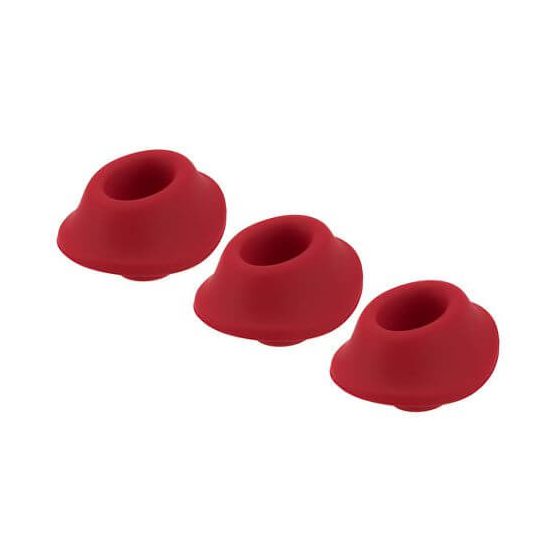 Womanizer Premium S - zestaw wymiennych dzwonków - czerwony (3 szt.)