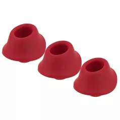   Womanizer Premium M - zestaw dodatkowych nakładek - czerwone - 3 szt.