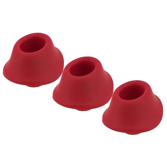 Zestaw nakładek Womanizer Premium M - czerwony (3 szt.)