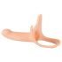 You2Toys - Strap-on M - przypinane, puste dildo - naturalne