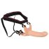 You2Toys - Strap-on - przypinany, pusty dildo (duży) - naturalny