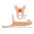 You2Toys - Strap-on - przypinany, pusty dildo (duży) - naturalny