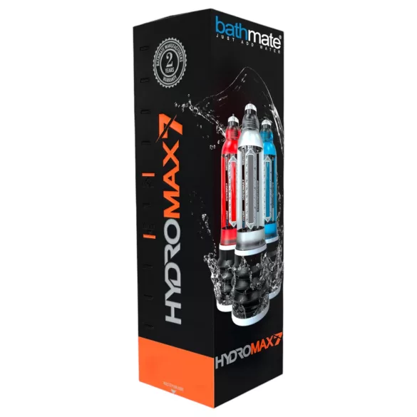Bathmate Hydromax7 - pompa do penisa wodna - czerwony