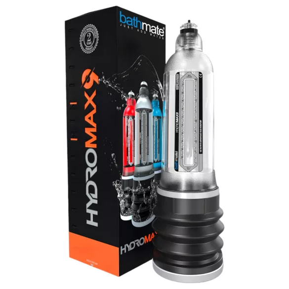 Bathmate Hydromax9 - pompa do penisa wodna - przezroczysta