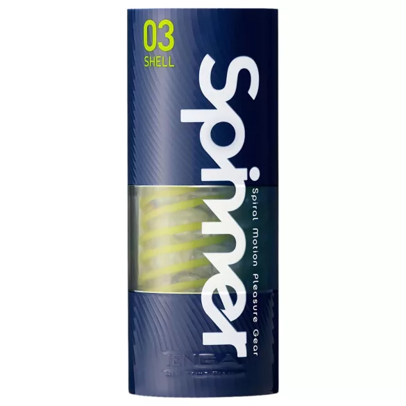 TENGA Spinner Schell - masturbator męski - przezroczysty