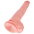 King Cock 14 ogromny dildo (35cm) - naturalny