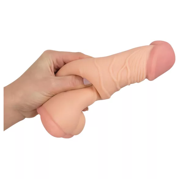 Nature Skin - masturbator męski 2w1 pupka i nakładka na penisa - kolor naturalny