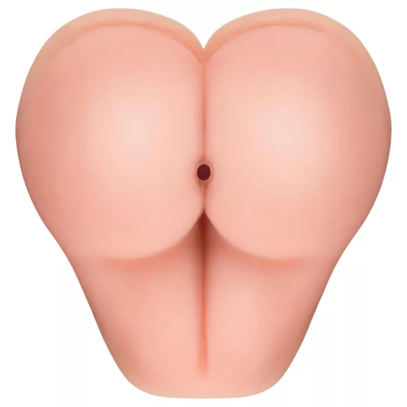 Nature Skin - masturbator męski 2w1 pupka i nakładka na penisa - kolor naturalny