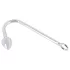 You2Toys - korek analny z aluminium z haczykiem - srebrny 179g