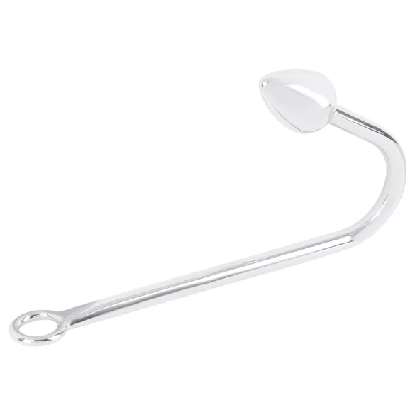You2Toys - korek analny z aluminium z haczykiem - srebrny 179g