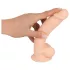 Silexd 7 - dildo z przyssawką - 17,5 cm - naturalny