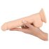Silexd 9,5 - Dildo z przyssawką 24cm (naturalny)