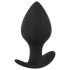Black Velvet - silikonowy zestaw analny (3 sztuki) - czarny