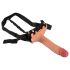 Realistixxx Strap-on - przypinany, pusty dildo (naturalny)