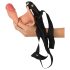 Realistixxx Strap-on - przypinany, pusty dildo (naturalny)