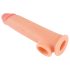 Realistixxx - nakładka na penisa z pierścieniem erekcyjnym - 19 cm (naturalny)