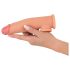 Realistixxx - nakładka na penisa z pierścieniem erekcyjnym - 19 cm (naturalny)