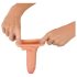Realistixxx - nakładka na penisa z pierścieniem erekcyjnym - 19 cm (naturalny)
