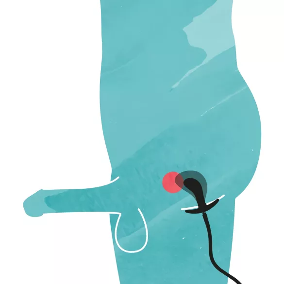 You2Toys - nadmuchiwana zatyczka analna - czarny