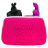 Happyrabbit - zestaw gadżetów erotycznych (różowy) - mały