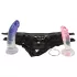 You2Toys - zestaw strap-on - 2 dildo - regulowane uprzęże