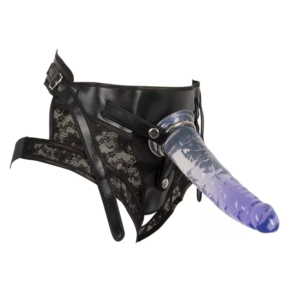 You2Toys - zestaw strap-on - 2 dildo - regulowane uprzęże