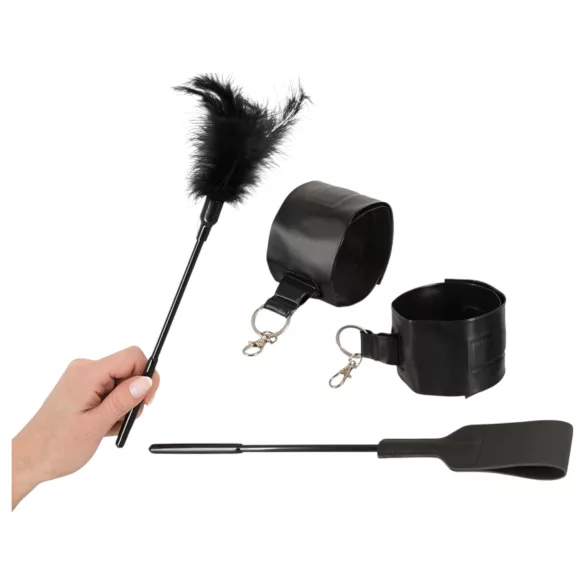 You2Toys - poduszka erotyczna dmuchana - zestaw - czarna