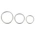 You2Toys Metallic - zestaw pierścieni na penisa silikonowych (3 sztuki)