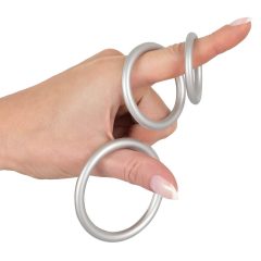   You2Toys Metallic - silikonowy zestaw pierścieni na penisa (3 szt.)