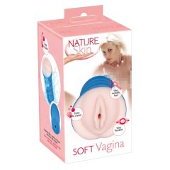   Nature Skin Soft - realistyczna sztuczna cipka do masturbacji (naturalny niebieski)
