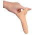 Realistixxx - Pierścień erekcyjny z przedłużką - 16 cm (naturalny)