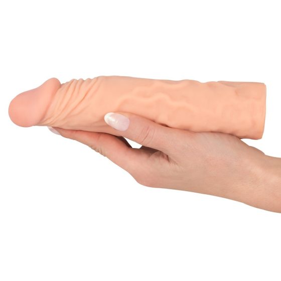 Nature Skin - przedłużacz i pogrubiacz penisa (19,5 cm)