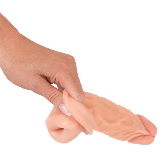 Nature Skin - przedłużacz i pogrubiacz penisa (19,5 cm)