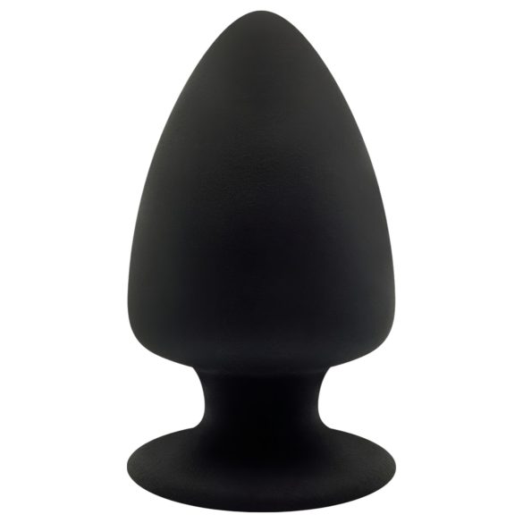 Silexd M - elastyczny korek analny - 11cm (czarny)