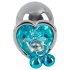 You2Toys - Zestaw korek analny + smycz (srebrny)