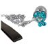 You2Toys - Zestaw korek analny + smycz (srebrny)