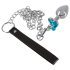 You2Toys - Zestaw korek analny + smycz (srebrny)