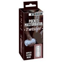   STROKER Twister - sztuczny masturbator tyłka (półprzezroczysty)