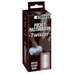   STROKER Twister - sztuczny masturbator tyłka (półprzezroczysty)