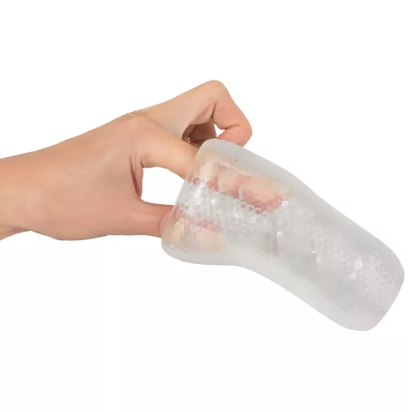 STROKER Speed - masturbator typu pupcia - przezroczysty