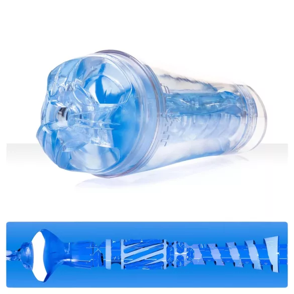 Fleshlight Flight Commander - masturbator z funkcją ssania - niebieski