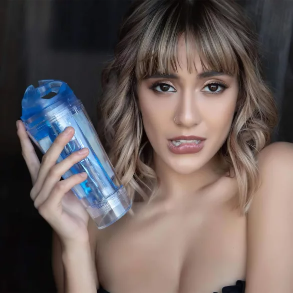 Fleshlight Flight Commander - masturbator z funkcją ssania - niebieski