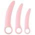 SMILE - Trenażery Waginalne - zestaw dildo - różowy (3 części)