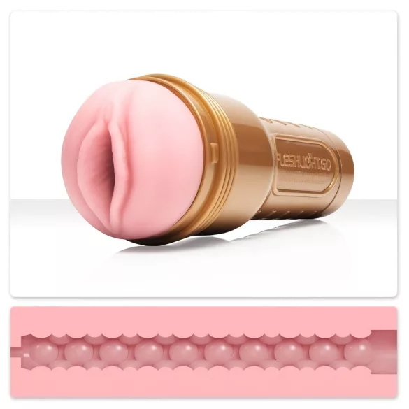 Fleshlight GO - masturbator treningowy - kompaktowa wagina - różowa