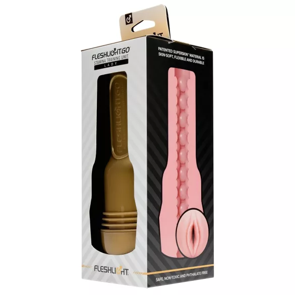 Fleshlight GO - masturbator treningowy - kompaktowa wagina - różowa