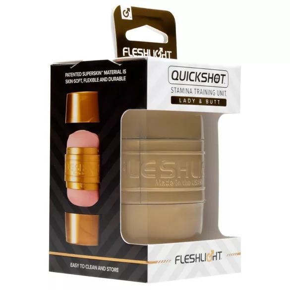 Fleshlight Quickshot - masturbator męski - trening wytrzymałości - różowy